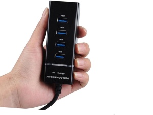 Hub USB cu 4 porturi USB 3.0 viteza transfer de pana la 5Gbps - Img 4
