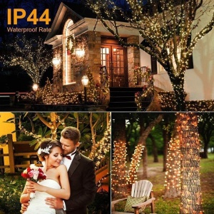 Instalatie Luminoasa tip Rola, Interior/Exterior, IP44, 8 Programe, 30/40/50/80/100m, cu 150/200/250/400/500 LED-uri, Lumina Alba Calda - Img 6