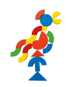 Joc de creatie cu forme magnetice si tabla din lemn - Img 8