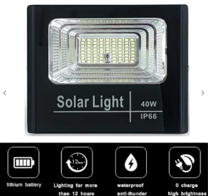 Kit Proiector T-40W cu Panou Solar Si Telecomanda - Img 4
