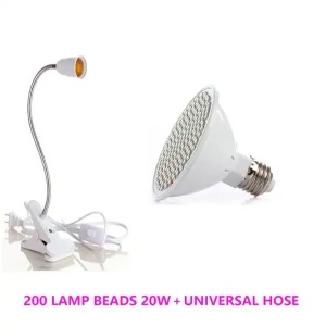 Lampa cu 200 LED-uri pentru cresterea plantelor, cu 2 tipuri de lumina si prindere cu clips - Img 12