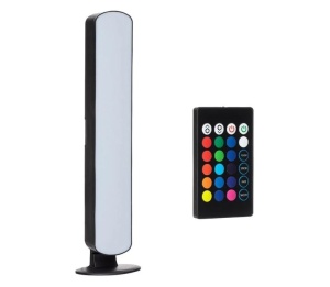 Lampă LED USB, cu Lumină Colorată si Telecomandă, plastic, 4×3.5 ×24.5cm - Img 3