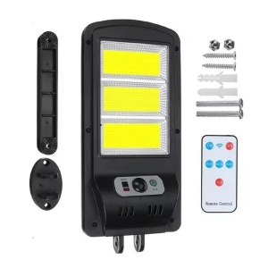 Lampa Solara 150 LED COB, Putere 60W, Senzor de Lumina/Miscare - Img 1