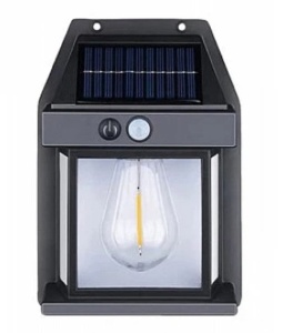 Lampa solara de perete cu senzor de miscare Led IP65 3W 3.7v BK-888 - Img 1