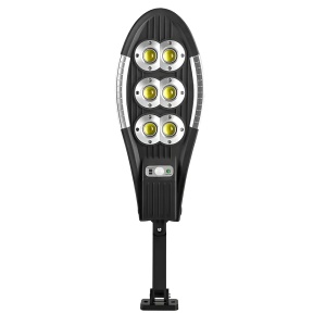Lampa solara stradala cu telecomanda, Jortan, 300W, 156 LED, IP65, senzor miscare, 6500k, 1000lm, 51.5x15x31cm, negru - Img 9