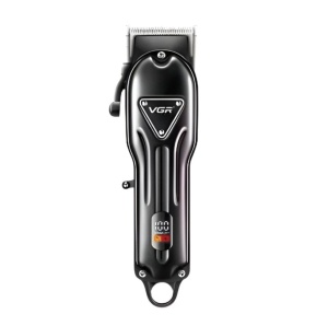 Masina de tuns VGR V-051, portabila, fara fir, 5W, USB, lama din otel, 4 capete de ghidaj, negru - Img 6