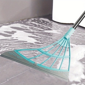 Matura tip mop multifunctional, din silicon, maner telescopic, indeparteaza murdarie si lichide - Img 2