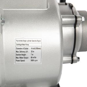 Motopompa Micul Fermier 13cp 389cc benzina 4t racord 4 debit 80000l/h" - Img 3