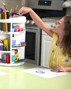 Organizator Rotativ pentru Machiaj si Depozitare Cosmetice EZ 360° - Img 6