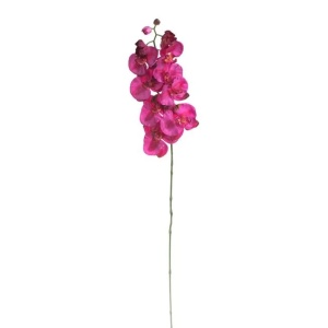 Orhidee artificiala cu tulpina lunga, 100 cm, fucsia - Img 2
