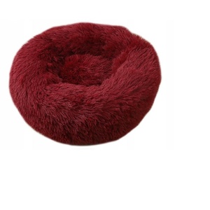 Pat pentru animale de companie, Caini si pisici de talie mica,Diametru 50 cm, Pufos - Img 11