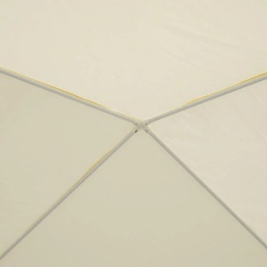 Pavilion de gradina Ecru, Dimensiune 2.4x2.4x3m, Cadru metalic, Copertina pentru umbra, Ideal evenimente outdoor - Img 3