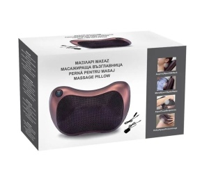 Perna pentru Masaj cu 4 noduri rotative, 31.5x12x20 cm, negru/bej - Img 1