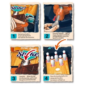 Pista de Bowling Lansator de Bile, pentru Copii 3 ani+, 6 Popice, 6 Bile - Img 7