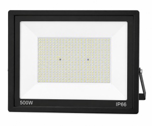 Proiector LED Exterior 500W, 420 LED-uri, Alimentare 220V, IP66, Rezistent la Apa si praf, Dimensiune 43 x 32 cm, Lumina Puternica