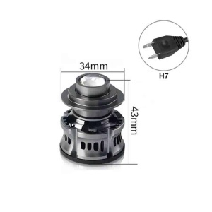 Set 2 becuri auto V6 laser, H7 9006 LED, 100W, alb, 6000K, 5200LM, 12V - Img 4