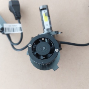 Set 2 becuri LED H4 COB, 100W, 12000 lumeni, lumina alb-rece - Img 5