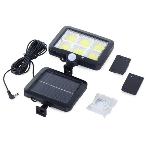 Set 3 lampi solare 120 LED-uri COB, Putere 30W, Senzor de lumina si miscare - Img 6