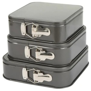 Set 3 tavi pentru copt prajituri/tort,Material otel carbon - Img 2