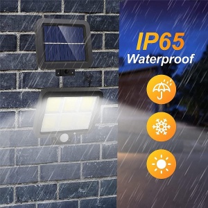 Set 3 X Lampa Solara 120 LED-uri COB,Putere 30W,Senzor de Lumina/Miscare - Img 8