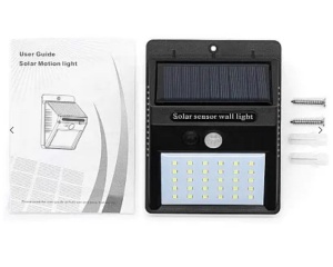 Set 4 lampi solare BRIGHT 30 LED cu senzor de miscare si lumina - Img 7