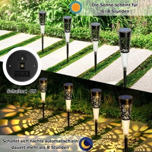 Set 6 lampi solare decorative pentru gradina cu lumina calda - Img 8