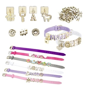 Set Creativ cu Mesaje pentru Bratari, 6 Bratari - Img 2