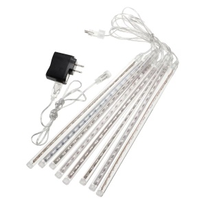 Set cu 3 Instalatii Luminoase Craciun cu 8 Meteori, 4m Lungime Instalatie, 50 cm Lungime Meteor, Lumina Alba Calda/Rece, Albastra sau Multicolora - Img 22