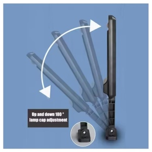 Set cu 3 lampi solare stradale cu telecomanda si senzor de miscare, 8 cadrane 160 LED COB - Img 6
