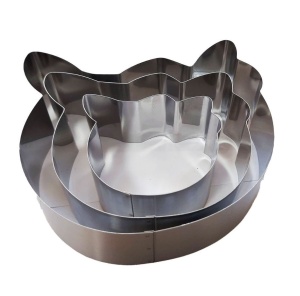Set de 3 piese pentru copt blaturi de tort in forma de Hello Kitty - Img 2