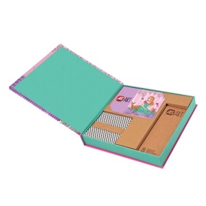 Set de Colorat cu Creioane Colorate, Printese, 20buc - Img 6