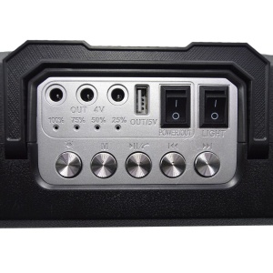 Sistem iluminare solar cu Radio FM si Bluetooth, USB/TF Card, 2 Becuri LED Incluse, Portabil pentru camping si Urgente - Img 3