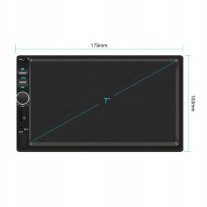 Sistem multimedia auto cu display LCD tactil de 7 inch - Img 5