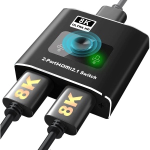 Splitter - Switch HDMI 8K, 2 porturi HDMI 2.1 Switch - Img 1