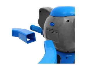 Tricicleta pentru copii 6 luni+, Elefant, cu parasolar, albastru - Img 7