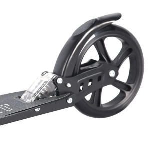 Trotineta din Aluminiu, 7 ani+, 100 kg, metal si plastic, negru - Img 4