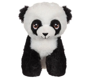 Urs Panda Așezat, poliester, 9.5×11×15 cm, negru/alb - Img 3