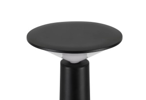 Veioza de masa LED, Pivotabila, Reglabila, Inaltime 19 cm, Culoare Negru - Img 4