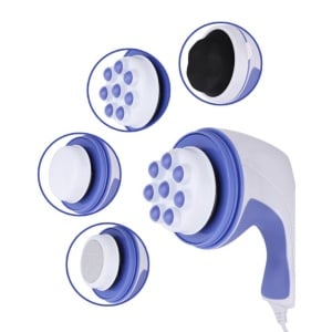 Aparat de Masaj Spin & Tone cu 4 Capete - Revitalizează-ți Corpul Acasă - Img 1