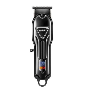 Aparat de tuns fara fir, VGR V-298, cu 4 distantiere, afisaj LED, acumulator 1500mAh, Negru - Img 2