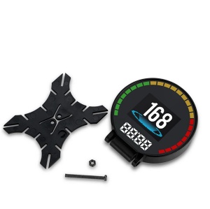 Aparat diagnosticare si afisaj informatii bord pe parbriz, digital OBD2 de tip HUD, cu alarme, negru - Img 6