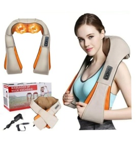 Aparat pentru masaj cervical cu infraroșu, bile si functie de incalzire, putere 24W - Img 1