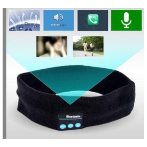 Bandana sport cu Bluetooth, cu hands-free, si butoane, microfon si casti incorporate - Img 3