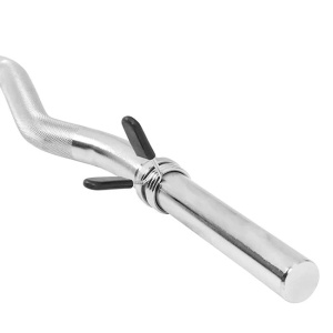 Bara pentru greutati F-25 cu coliere cu filet, greutate maxima 150kg, 1.2m, argintiu - Img 2
