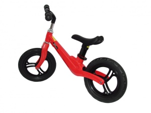 Bicicleta fara pedale pentru copii 3-5 ani, cu cadru de magneziu Divendi UltraLight 2.9 Kg, rosu - Img 6
