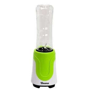 Blender smoothie, Casena VT-12, multifunctional, 180W, cu 2 recipiente portabile de 600ml, 22.5x7.5 cm, alb-verde - Img 4