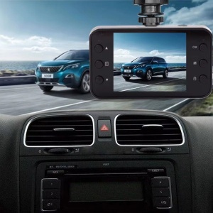 Camera auto DVR, Full HD 1080P, cu senzor de miscare, display LCD 2.7 inch, negru - Img 3