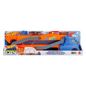 Camion de lansare Hot Wheels care se transforma in pista, include 1 masina Hot Wheels - Img 5