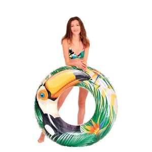 Colac Gonflabil, Fancy Tucan, 115cm, Verde-Galben - Img 1