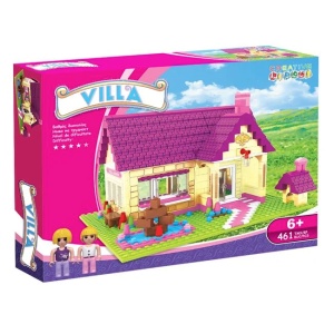 Cuburi de Constructie Casa Fairyland cu 2 Figurine, 461 de piese - Img 2